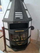 Kominek, piecyk, koza narożnikowy 9 kW typ. KK1-5 Romotop