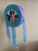 Zestaw piniata pies psy +kij+imię