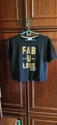 Czarny t-shirt FAB-U-LOUS 
