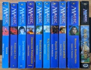 Zestaw 10 książek z serii Magic the Gathering; fantasy; okazja