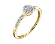 Pierścionek Apart okrągły ośmiokant 157.189 r.13