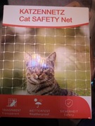 Siatka dla kotów na balkon lub okno.