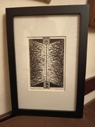 K. Szymanowicz ZAKLADKA, linoryt 9/150