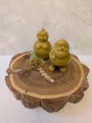 Zestaw świec z wosku pszczelego 