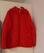 Kurtka czerwona Shenpai pikowana z kapturem rozmiar 48 