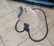 Lupa powiększająca 5x 13cm Hobby na szyję na biurko regulowana pałąk 