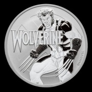Srebrna moneta 1oz WOLVERINE 2021 - Marvel Perth Mint