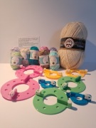 Zestaw do robienia pomponów I beżowa włóczka