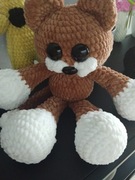 Pluszowy Kot na szydelku