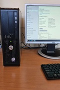 komputer dell optiplex 755 wraz z minitorem
