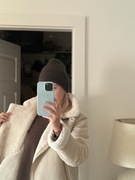 kożuch sztuczny biały Zara 36/38