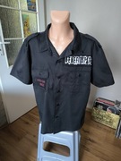 Brandit koszula męska XXL czarna krótki rękaw duży rozmiar 