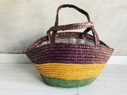 Torebka słomiana plecionka słomkowa pleciona vinta