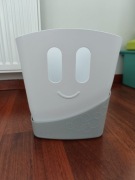 Pojemnik Ubbi pojemnik 2 częściowy na zabawki kąpielowe szary grey