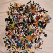 LEGO mix 1 kg KLOCKI oryginalne elementy LOSOWE + GRATIS FIGURKA