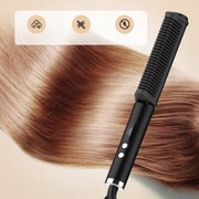 Prostownica-szczotka do włosów jonowa, regulacja temperatury, anti-scald