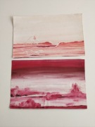 2 akwarele trójmiejskiego artysty Leszek Piechowski 