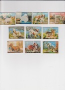 Psy, Umm Al Qiwain,znaczki trójwymiarowe,kompletna czysta seria