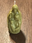 Świeca z wosku pszczelego pozyskanego z własnej Pasieki 100% naturalny