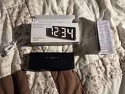 Zegar biurkowy z budzikiem 