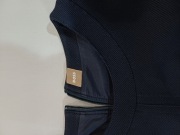 Granatowa sukienka BOSS 