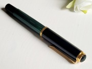 Pióro wieczne Pelikan M400 Souverän Old Style Green Striped 14C 585 HM NOS