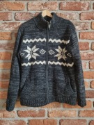 ocieplany sweter na suwak