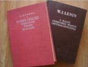 Książki Marks i Engels + W.I. LENIN 2 sztuki