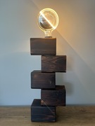 Lampa drewniana loft