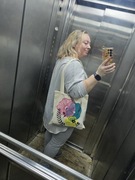 Ręcznie malowana torba bawełniana