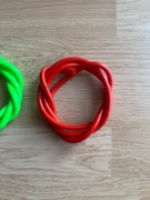 CZERWONY WĘŻYK PALIWOWY CROSS MOTOCYKL ENDURO SUPERMOTO