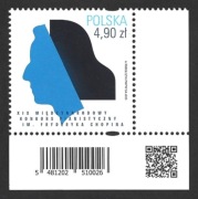 2025r. Znaczek Fi. 5481 **. Kody QR i kreskowy.