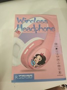 Różowe słuchawki dla dziewczynki