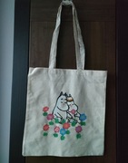 Eko torba ręcznie malowana torba materiałowa na zakupy shopper bag