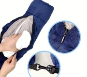 Poduszka podróżna na szyję z możliwością wypełnienia ubraniami