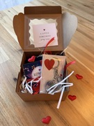 Vday gift box “Sweet & Cozy”. Hand made. Zestaw prezentowy