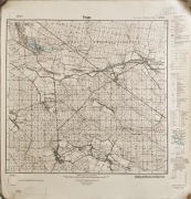 Oryg. Mapa Messtichblatt 3022 Kupp woj Opolskie gm. Murów 1929r pomiar 1885