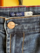 Chłopięce jeansy Okaidi 152, szersze