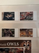 Tonga  2019  Mi 2289-92   ptaki sowy seria  78 € idealna pozycja