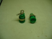 Gniazdo bananowe 4 mm laboratoryjne  zielone