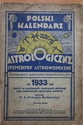 Polski kalendarz astrologiczny 1933 Fr. A. Prengel
