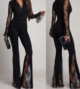 Leginsy dzwony z koronką S M L Xl 