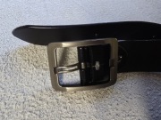 Męski pasek do spani spodenek, skóra bardzo solidny gruby długość 130 cm