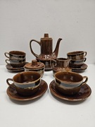 Mirostowice porcelit serwis kawowy Agat tygrysek Sadulski