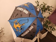PARASOLKA PARASOL DZIECIĘCY SCOOBY DOO CZARNO NIEBIESKI IDEALNY STAN