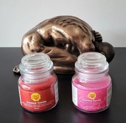 Świeca świeczka zapachowa chupa chups zestaw świeczek wiśnia malina