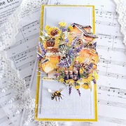 Kartka, ręcznie robiona, urodziny, imieniny 