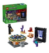 Klocki LEGO MINECRAFT Podróż przez portal Netheru i Kresu