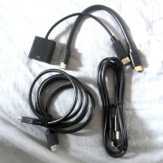 Zestaw kabli ( przejściówki , przedłużacze) hdmi, DP