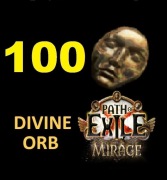 100x DIVINE ORB POE1 MIRAGE LIGA Path of Exile 1 PC